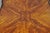 Contemporary Italian Regency Style Star Inlay Cabriole Leg Burl Wood Game Table For Sale - Image 4 of 13