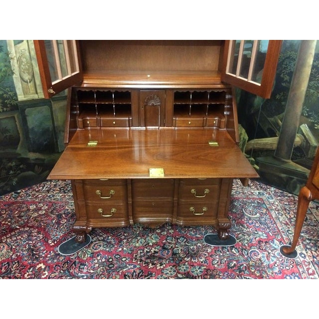 Mahogany Secretary Desk, Biggs Furniture For Sale - Image 12 of 18