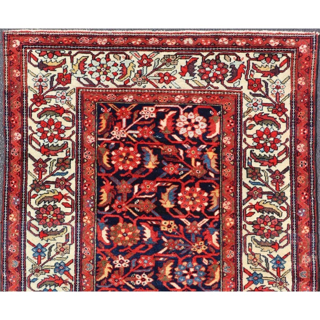 Early 20th Century Antique Persian Fine Malayer Rug With All-Over Floral Design 4'0 X 6'0 For Sale - Image 5 of 12