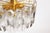 Gold Murano Glass and Brass Palazzo Chandelier by Kalmar, Austria, 1970s For Sale - Image 8 of 13