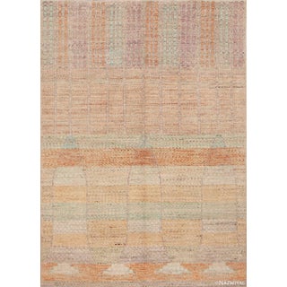 Nazmiyal Collection Small Tribal Nomadic Design Contemporary Area Rug For Sale
