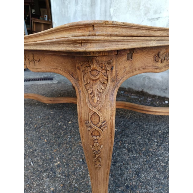 Louis XVI Oak Extendable Table, 1950s For Sale - Image 18 of 18