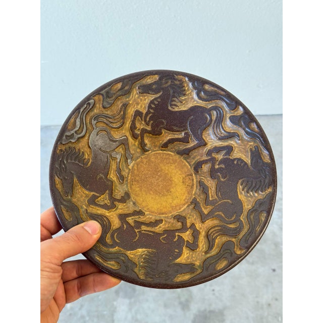 Michael Andersen & Son Vintage 1950s Michael Andersen & Sons Bornholm Ceramic Bowl – Mid-Century Danish Art Pottery For Sale - Image 4 of 8