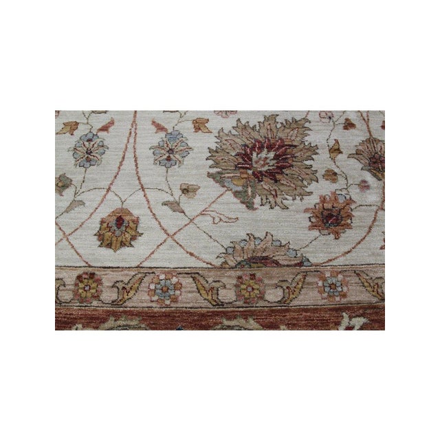 Textile 12x18 Handwoven Indian Agra Area Rug - 108164 For Sale - Image 7 of 13