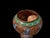 Vintage Hand Painted Openwork Copper Urn For Sale - Image 9 of 13