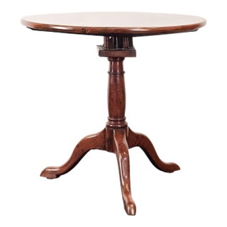 Mahogany Tilt Top Table, England Circa 1790 For Sale