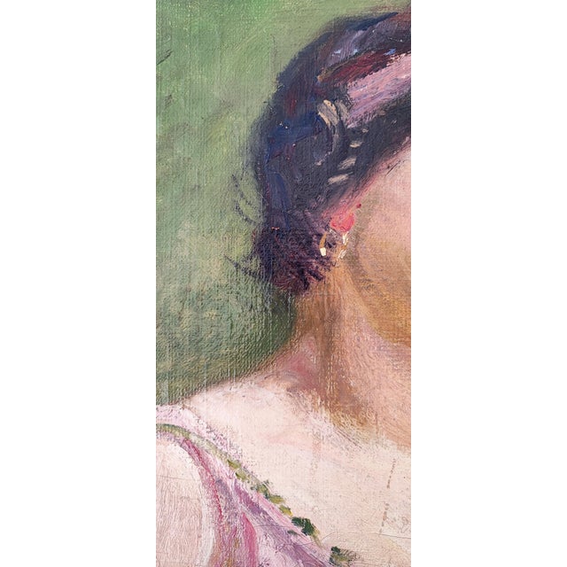 Charles De Ziegler, La danseuse au tutu rose, Oil on Canvas For Sale - Image 6 of 12