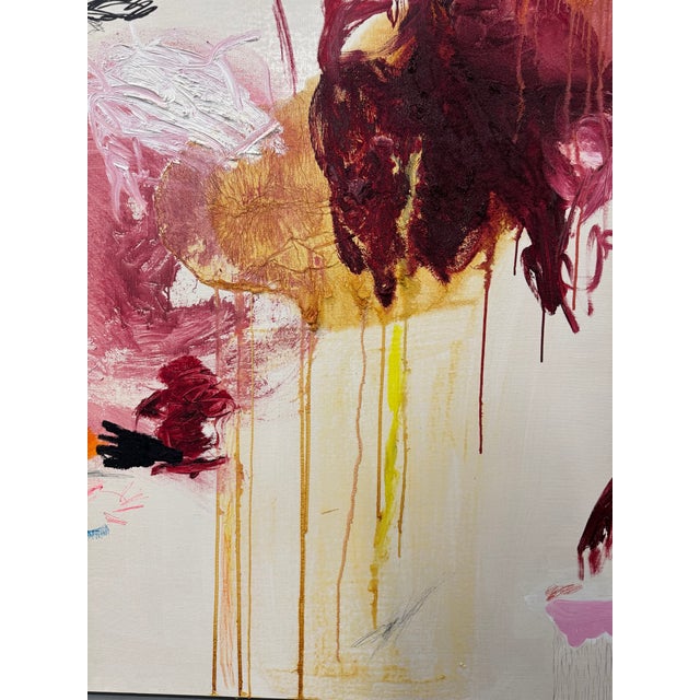 Abstract Acrylic, Oil & Pencil Painting by Xavi Carbonell For Sale - Image 4 of 9