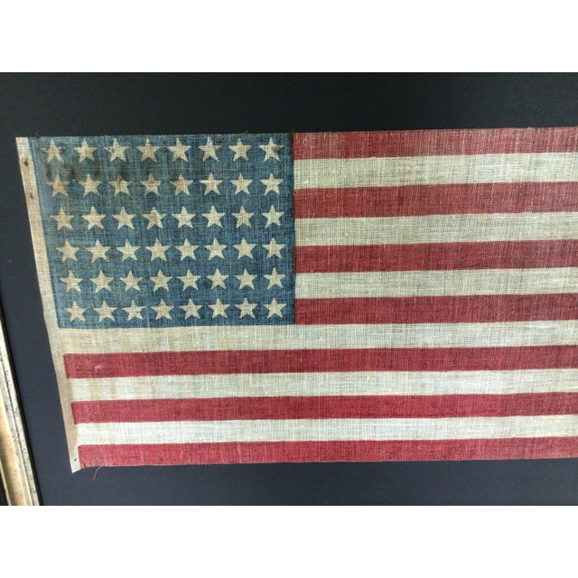 American Antique 48 Star American Flag #114 For Sale - Image 3 of 5