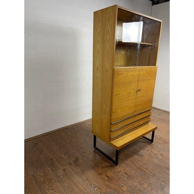 Vintage Original Bookcase-Bar-Showcase by Drevo Union, 1965 with [ working ] key Rare model !! In superb condition with...