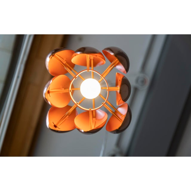 This 'Kastor' pendant lamp was designed by Jo Hammerborg during the 1960s, and manufactured by Fog & Mørup in Denmark....