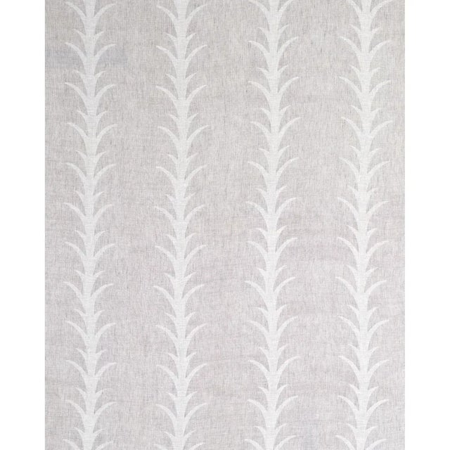 Elegant and airy, Acanthus Stripe Sheer is a stylized stripe based on a classic acanthus motif. This wide-width reversible...