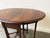 Edwardian Extending Oak Drop Leaf Barley Twist Side Table For Sale - Image 3 of 6