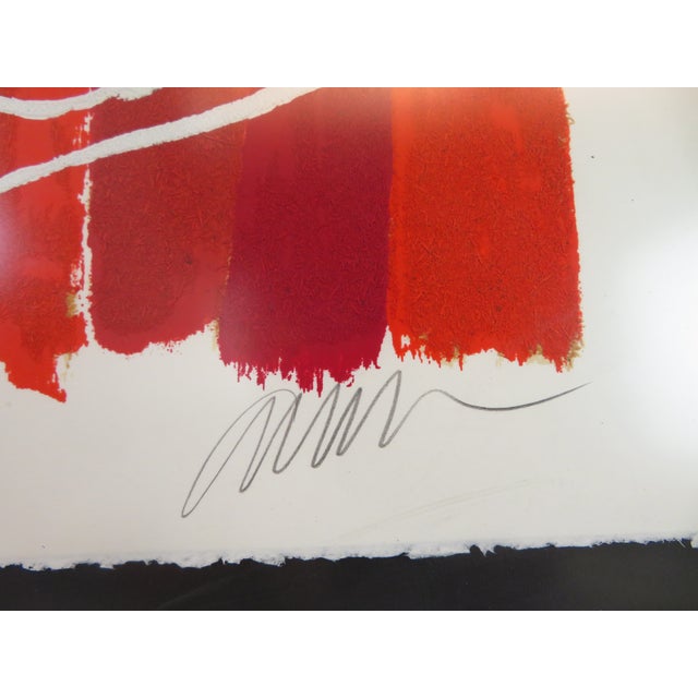 Late 20th Century Arman Fernandez ~ Paintbrush Strokes ~ 1996 Atlanta Olympics ~ Materic Lithograph Signed Art For Sale - Image 5 of 18