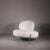 Lounge Chair in White Boucle For Sale - Image 10 of 15