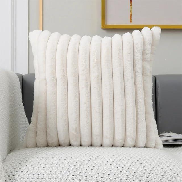 Pillow 24 x 24 Shar Pei White - Down Alternative Insert For Sale - Image 9 of 11