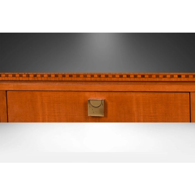 Brown 1980s Pair of Biedermeier Style Nightstands Hickory White For Sale - Image 8 of 11