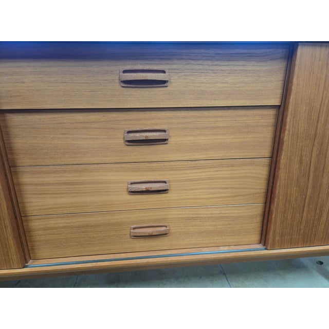 Mid Century Modern Danish Hutch/Credenza For Sale - Image 10 of 11