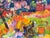 Wood Monumental Vintage Claude Schurr Abstract Oil Painting on Canvas For Sale - Image 7 of 11
