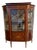 Antique Edwardian Mahogany Inlaid Bowfront Display Cabinet, 1900 For Sale