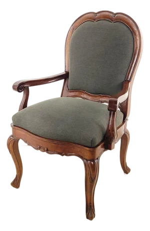 Bespoke Baroque Style Walnut Armchair, Circa 1990