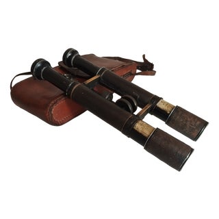 N.1853 Military Binoculars with Rangefinder from Moreau Teigne, Paris, 1860 For Sale