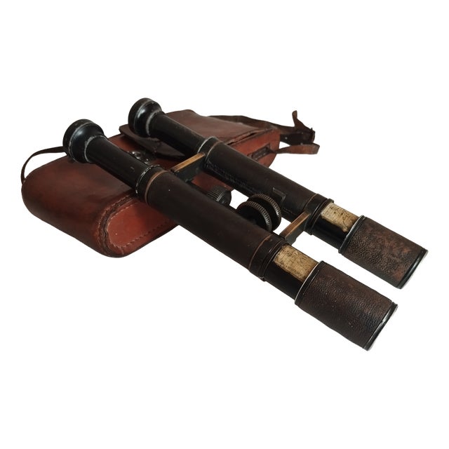 N.1853 Military Binoculars with Rangefinder from Moreau Teigne, Paris, 1860 For Sale