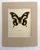 Realism Vintage 1965 Butterfly Print in 11x14 Mat: Papilio Hesperus (Westwood), EUC For Sale - Image 3 of 3