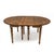 Wood Antique Tuscan Elm Extendable Round Dining Table with Five Leaves, 1900 For Sale - Image 7 of 15