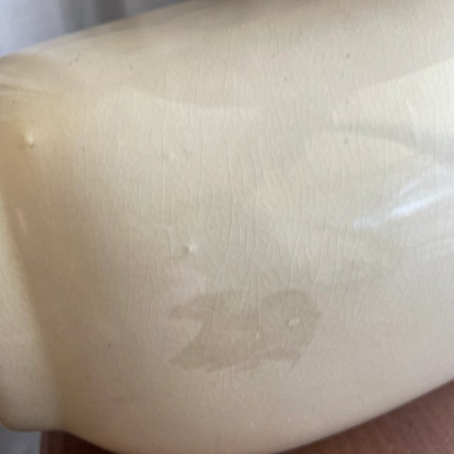 Large Oval Boho Vase With Braided Rope Neck For Sale - Image 4 of 8