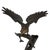 Bronze Oversized Bronze Eagle Sculptural Group on Tree Form – Monumental Wildlife Sculpture For Sale - Image 8 of 15