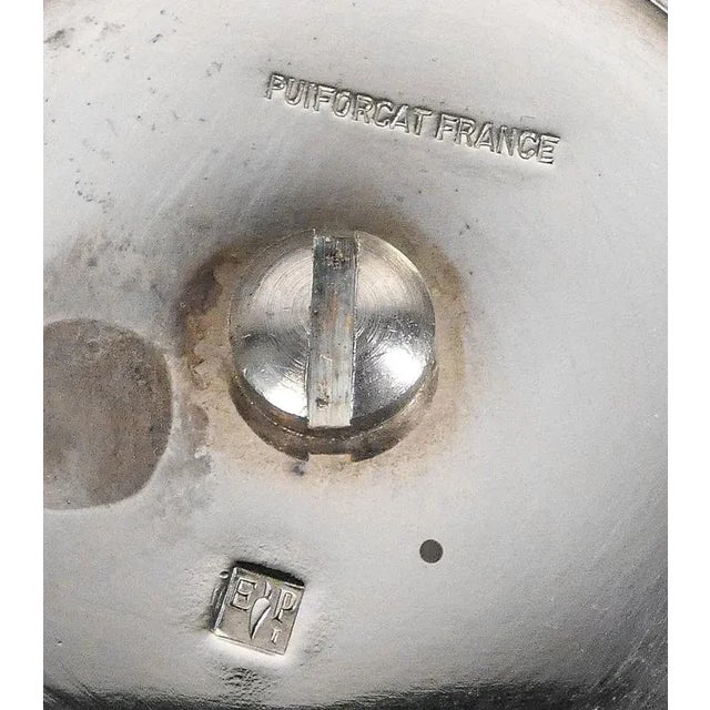 1990s Silver Metal Cake Stand from Puiforcat Emile For Sale - Image 5 of 6