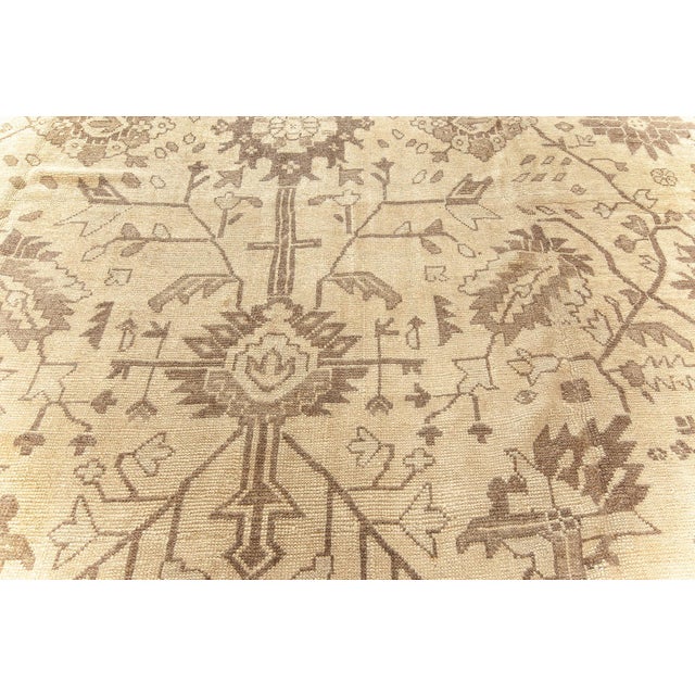 1920s Turkish Oushak Rug For Sale - Image 4 of 8