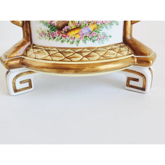 Chelsea House Porcelain Cachepots - A Pair For Sale - Image 9 of 12