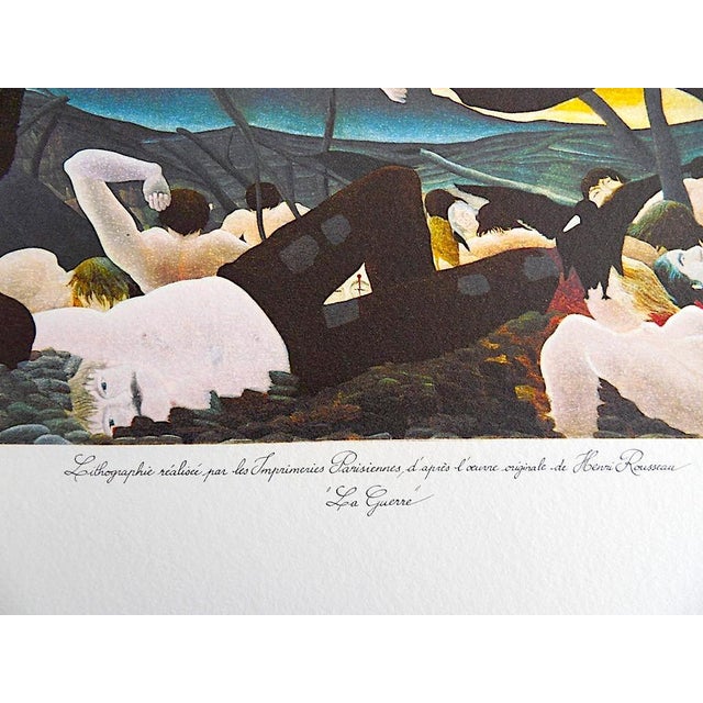 Henri Rousseau, The Customs Officer Rousseau, War, Lithograph For Sale - Image 5 of 7