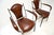 1960s Vintage French Iron and Leather Armchairs, 1960s, Set of 2 For Sale - Image 5 of 11