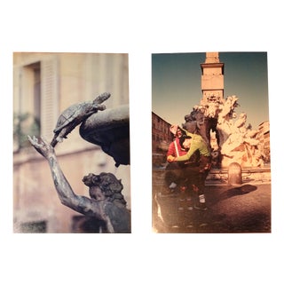 Silvia Zanini, Turtle Fountain and the Fountain of the Rivers, Photographic Paper For Sale