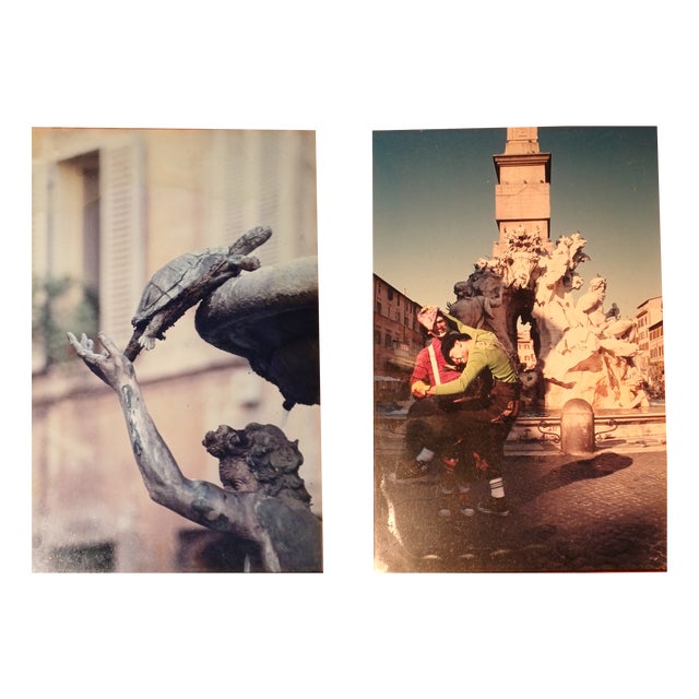 Silvia Zanini, Turtle Fountain and the Fountain of the Rivers, Photographic Paper For Sale