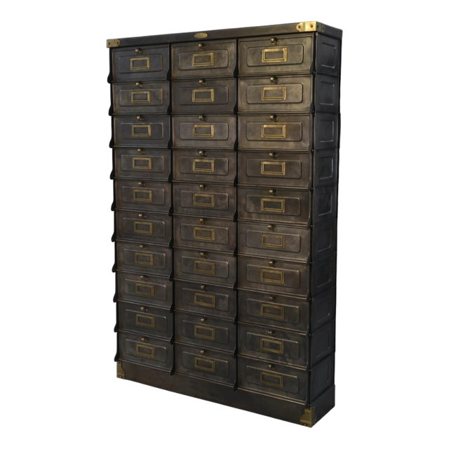 French Strafor Flap Cabinet, 1920s For Sale