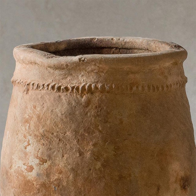Large Antique Moroccan Berber Clay Jar, Early 20th Century For Sale - Image 4 of 7