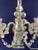 1950s Vintage Pair of Large Regency Style Electrified Crystal Candelabrum For Sale - Image 5 of 18