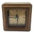 Simple Classic Carved Wood Clock Circa 90’s For Sale