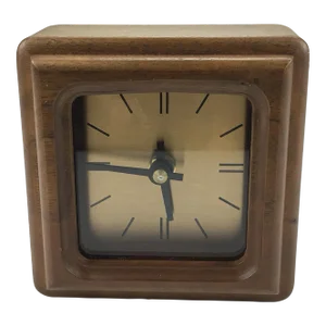 Simple Classic Carved Wood Clock Circa 90’s