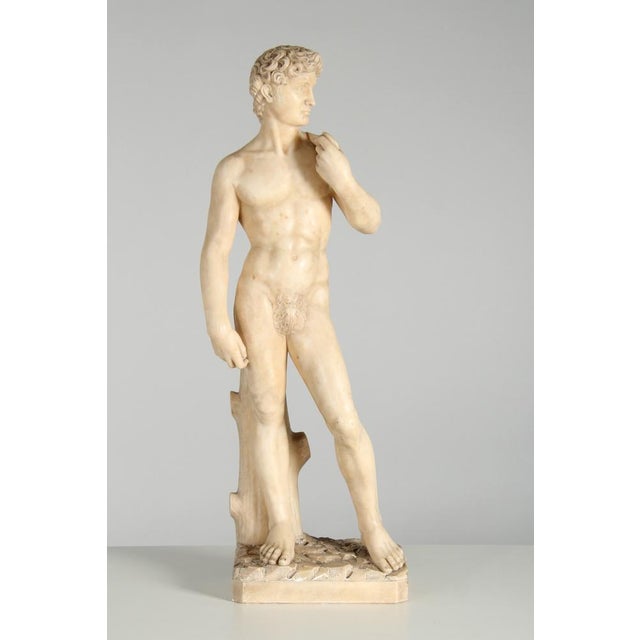 Alabaster Figure of David For Sale - Image 13 of 13