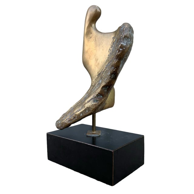 Abstract figurative bronze sculpture by Brazilian artist Daisy Nasser b. 1943. Signed by artist and numbered 36/100 Artist...