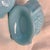 Westmoreland Glass 1920s Westmoreland Blue Milk Glass Grape and Cherry Patterned Creamer Pitcher With Lid For Sale - Image 4 of 4