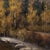Gold Along the Back Roads by Seth Winegar | Oil on Panel Autumn Aspens Along a River For Sale - Image 8 of 12