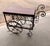 Vintage Brass and Wood Bar Cart For Sale - Image 6 of 6