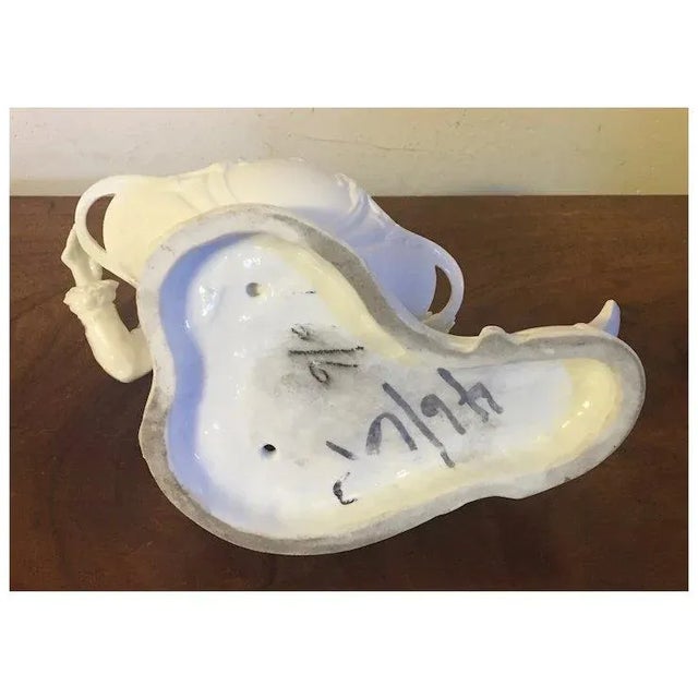 Antique 19th Century Meissen Blanc De Chine Porcelain Figural Sweetmeat Table Garniture For Sale - Image 10 of 13