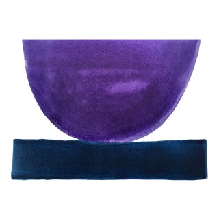 "Concord Grape and Navy" - Mix and Match Bowls by Jenny Andrews Anderson For Sale